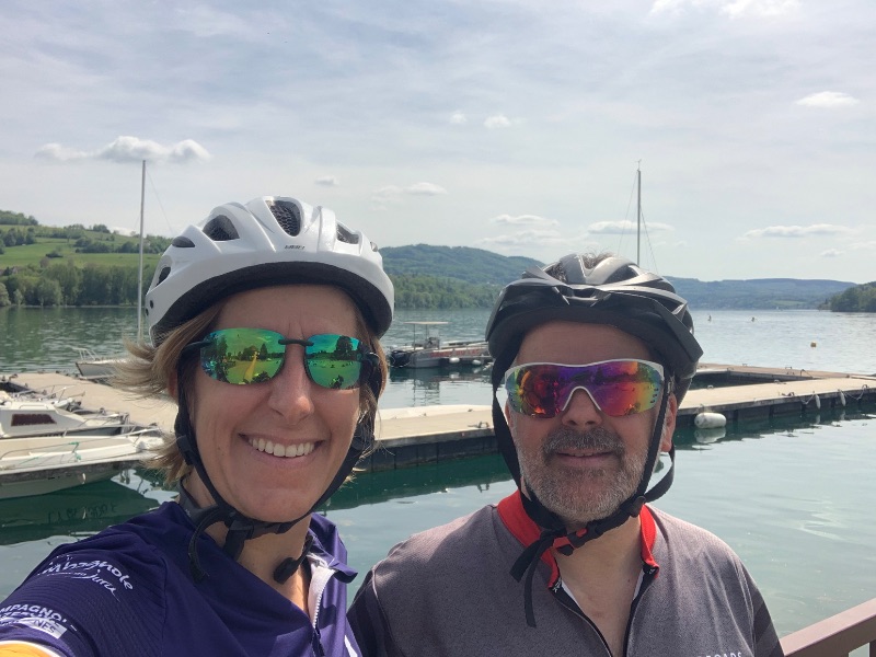 Arrived at the Lake Paladru on May1st